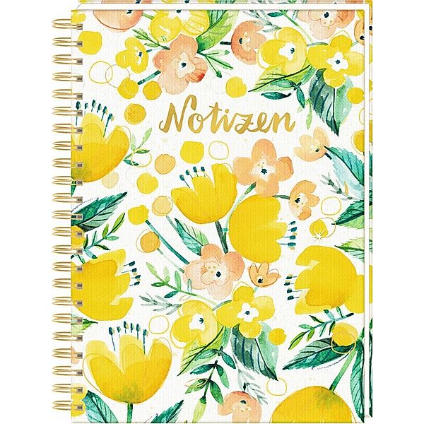 Ringbuch DIN A4 - All about yellow - Notizen