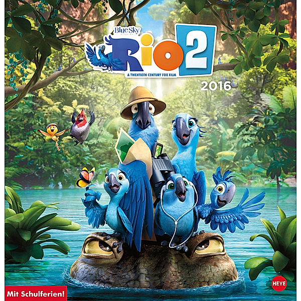 RIO 2 Posterkalender quadratisch 2016