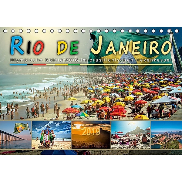 Rio de Janeiro, Olympische Spiele 2016 im brasilianischen Hexenkessel (Tischkalender 2019 DIN A5 quer), Peter Roder