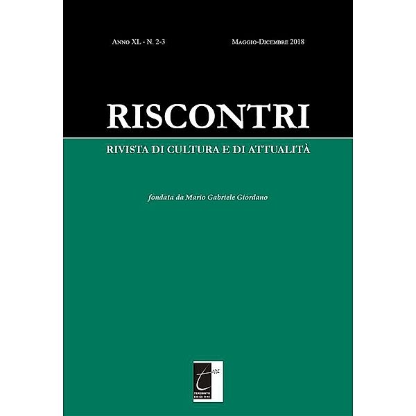 Riscontri. Rivista di Cultura e di Attualità, Aa, VV.