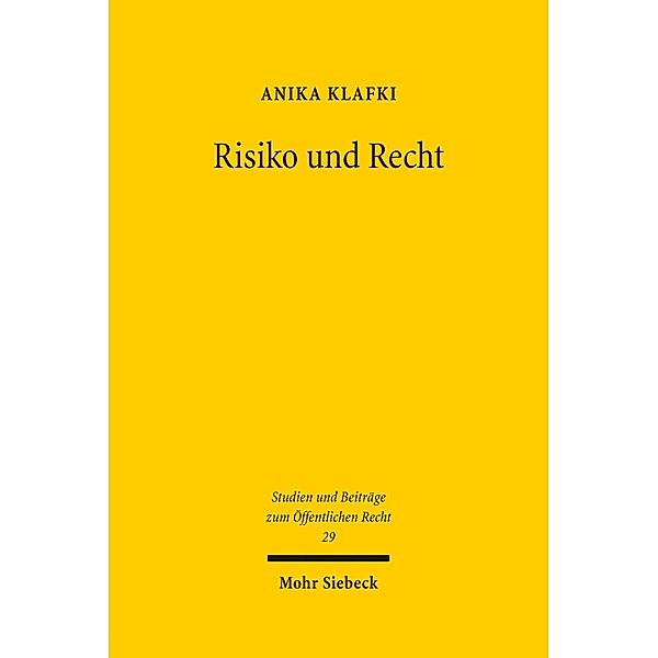 Risiko und Recht, Anika Klafki