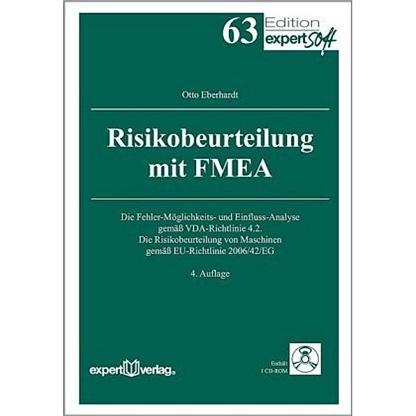 Risikobeurteilung mit FMEA, m. CD-ROM, Otto Eberhardt