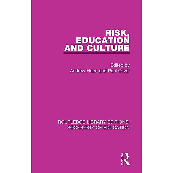 Risk, Education and Culture