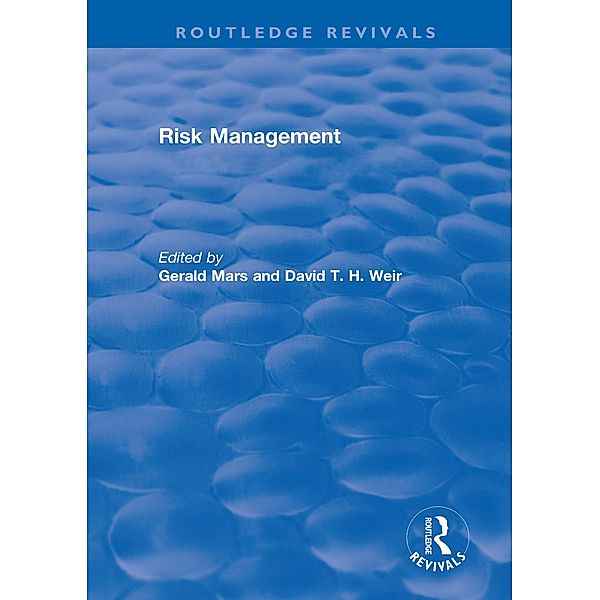 Risk Management, 2 Volume Set