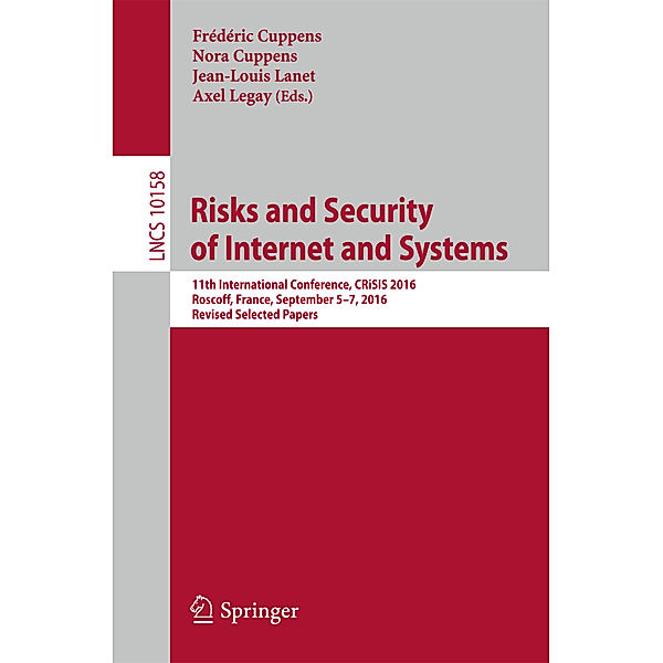 Risks and Security of Internet and Systems