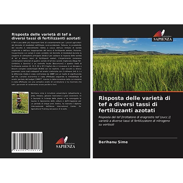 Risposta delle varietà di tef a diversi tassi di fertilizzanti azotati, Berihanu Sime