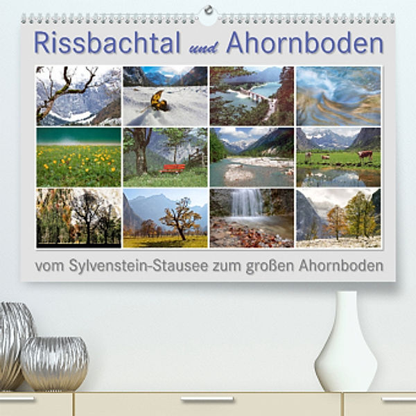Rissbachtal & Ahornboden (Premium, hochwertiger DIN A2 Wandkalender 2022, Kunstdruck in Hochglanz), Max Watzinger - traumbild -