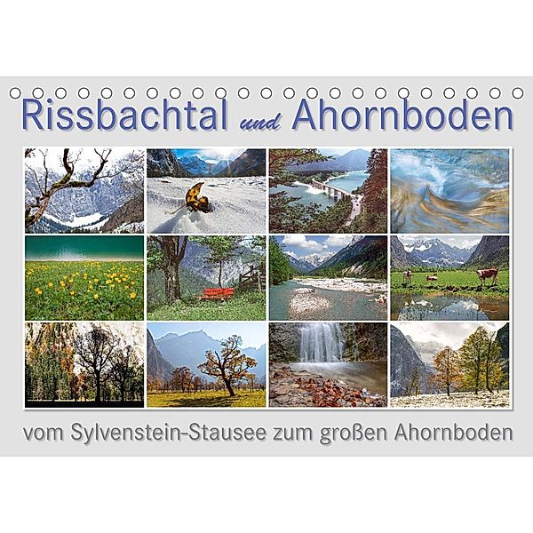 Rissbachtal & Ahornboden (Tischkalender 2022 DIN A5 quer), Max Watzinger - traumbild -