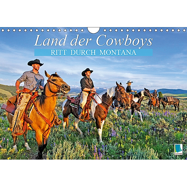 Ritt durch Montana - Land der Cowboys (Wandkalender 2019 DIN A4 quer), Calvendo