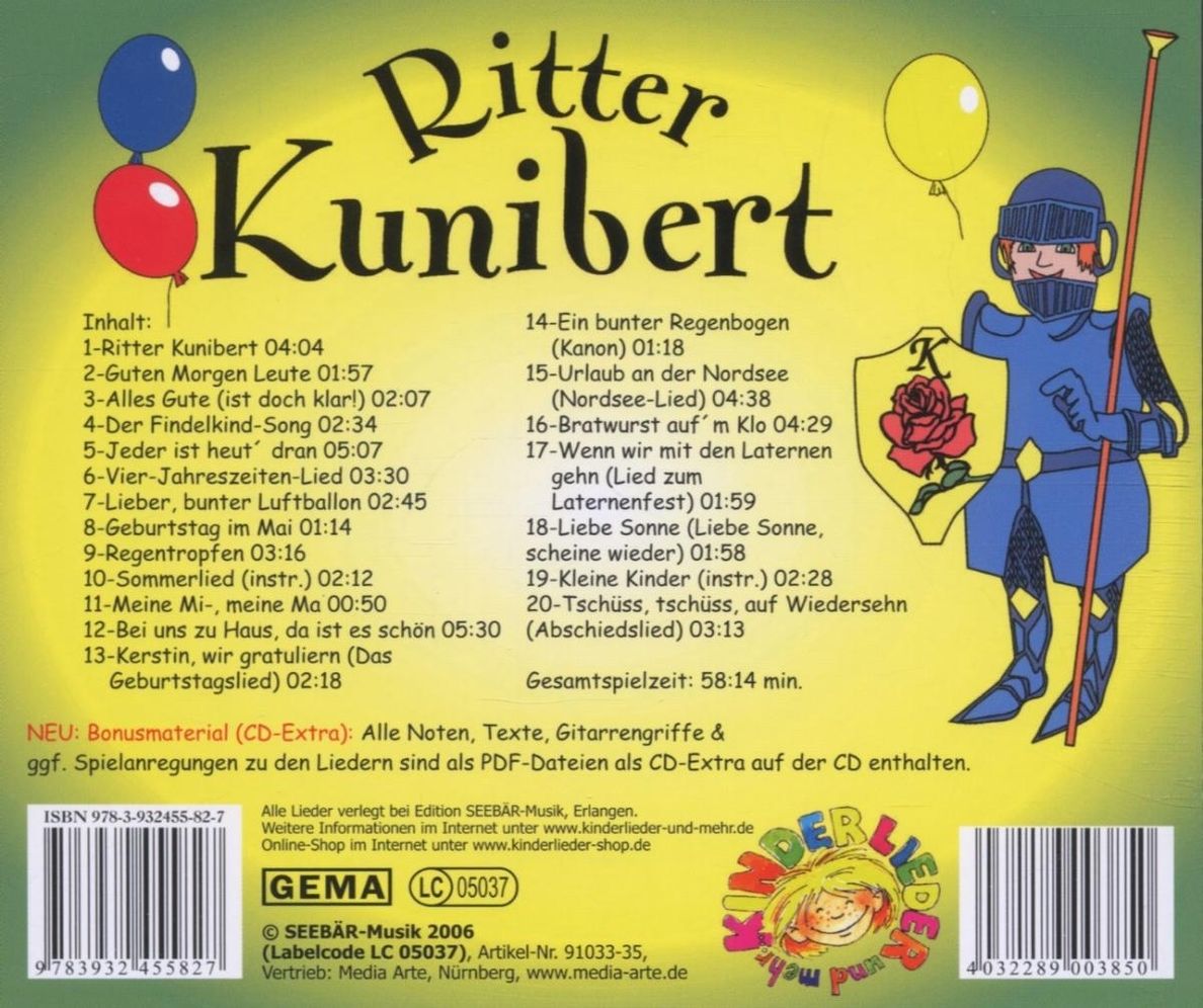 Ritter Kunibert CD von Stephen Janetzko bei  bestellen