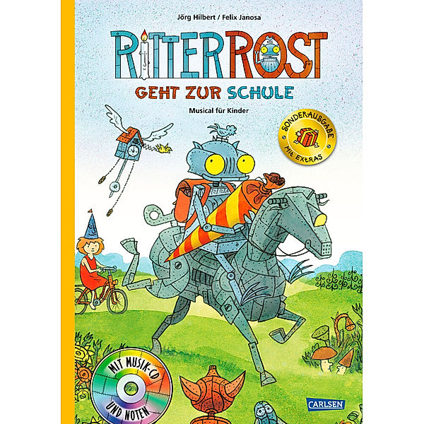 Ritter Rost geht zur Schule (limitierte Sonderausgabe) / Ritter Rost Bd.8, Jörg Hilbert, Felix Janosa