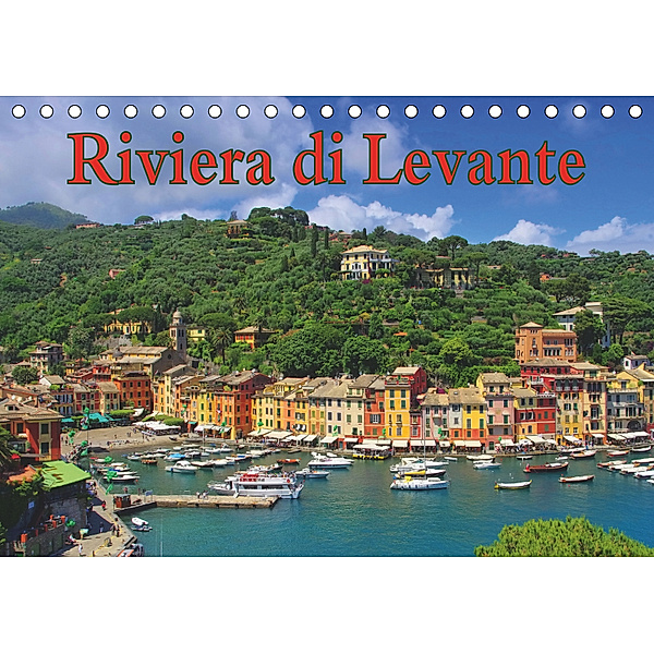 Riviera di Levante (Tischkalender 2019 DIN A5 quer), LianeM