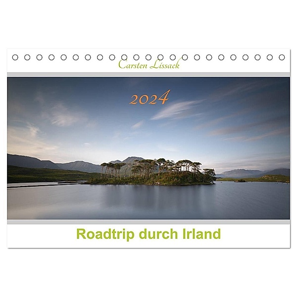 Roadtrip durch Irland (Tischkalender 2024 DIN A5 quer), CALVENDO Monatskalender, Carsten Lissack