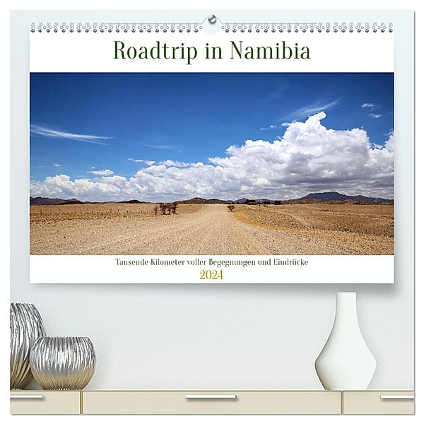 Roadtrip in Namibia (hochwertiger Premium Wandkalender 2024 DIN A2 quer), Kunstdruck in Hochglanz, Eric Brunelle