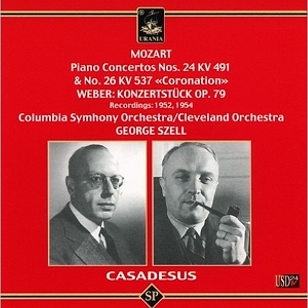 Robert Casadesus, Casadesus, Szell, Columbia So, Cleveland Orchestra