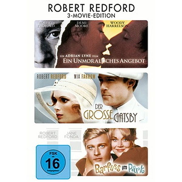 Robert Redford - 3-Movie-Edition, Robert Redford,Demi Moore Jane Fonda