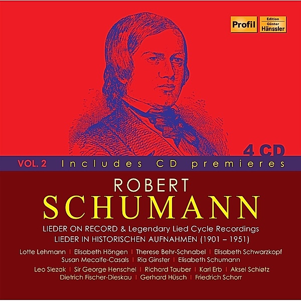 Robert Schumann Vol.2-Legendary Lied Cycle, L. Lehmann, E. Höngen, R. Tauber, K. Erb, G. Hüsch