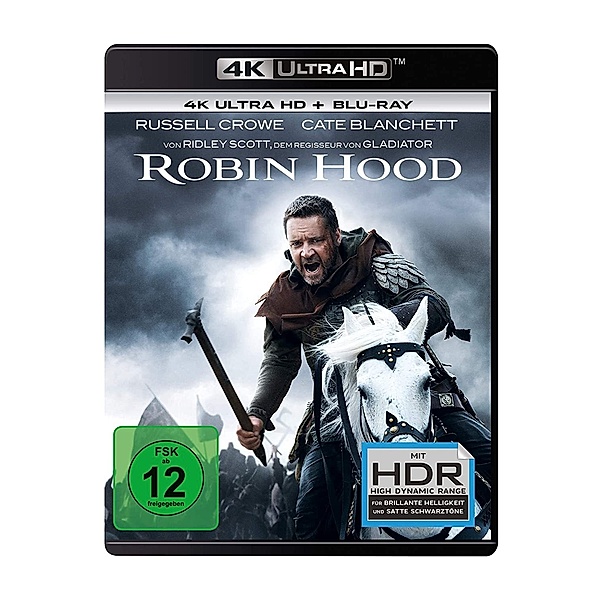 Robin Hood (4K Ultra HD), Marc Strong Cate Blanchett Russell Crowe