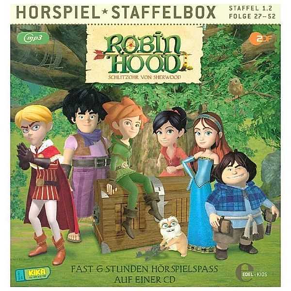 Robin Hood - Schlitzohr von Sherwood - 1.2 - Robin Hood - Schlitzohr von Sherwood.Staffel.1.2,1 MP3-CD, Robin Hood-Schlitzohr Von Sherwood