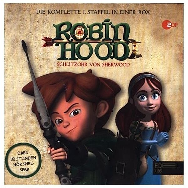 Robin Hood-Schlitzohr von Sherwood - Staffelbox.Staffelbox.1,13 Audio-CD, Robin Hood-Schlitzohr Von Sherwood