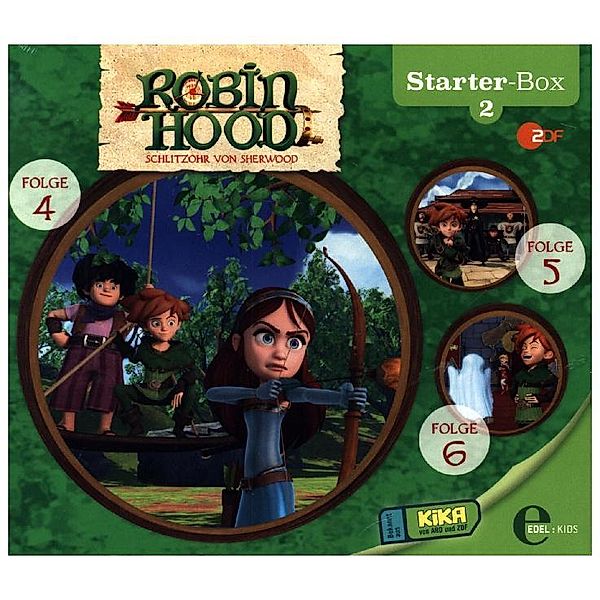 Robin Hood - Schlitzohr von Sherwood-Starter-Box.Box.2,3 Audio-CD, Robin Hood-Schlitzohr Von Sherwood