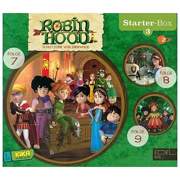 Robin Hood - Schlitzohr Von Sherwood - Starter-Box.Box.3,3 Audio-CD, Robin Hood-Schlitzohr Von Sherwood