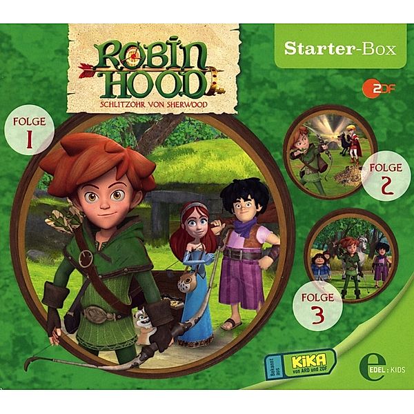 Robin Hood - Schlitzohr von Sherwood - Starter-Box.Tl.1,3 Audio-CD, Robin Hood-Schlitzohr Von Sherwood