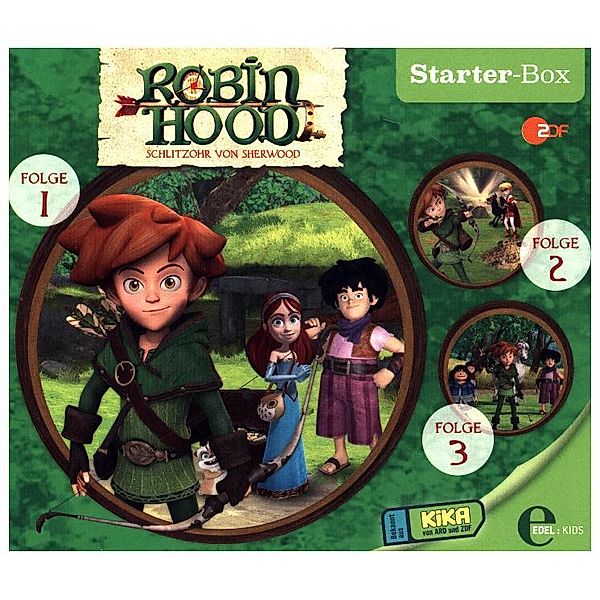 Robin Hood - Schlitzohr von Sherwood - Starter-Box.Tl.1,3 Audio-CD, Robin Hood-Schlitzohr Von Sherwood