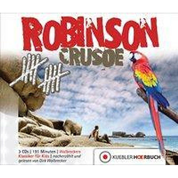 Robinson Crusoe, 3 Audio-CDs, Daniel Defoe