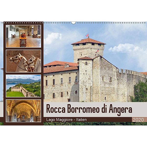 Rocca Borromeo di Angera (Wandkalender 2020 DIN A2 quer), Ursula Di Chito