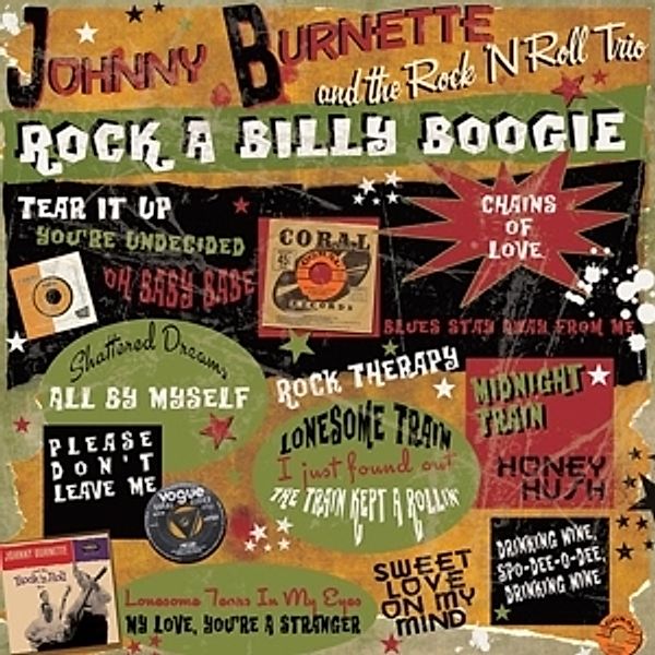 Rock A Billy Boogie (Vinyl), Johnny & The Rock'n'Roll Trio Burnette