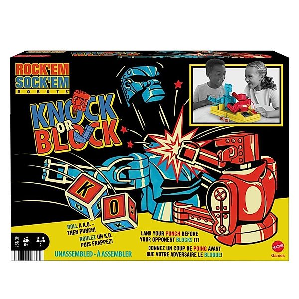 Mattel Rock 'em Sock 'em Knock or Block (Spiel)