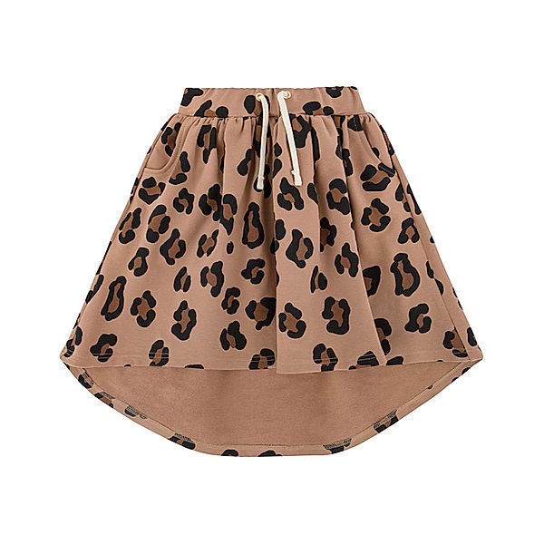 Dear Sophie Rock MIDI SPOTS AOP in brown