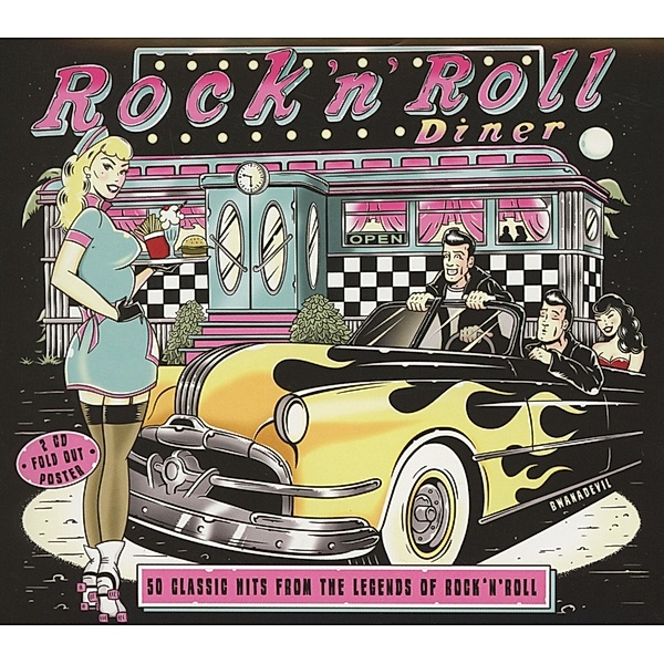 Rock N Roll Diner-50 Classic Hits, Diverse Interpreten