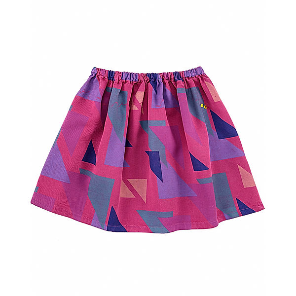 Bobo Choses Rock TRIANGLES AOP SHORT in fuchsia