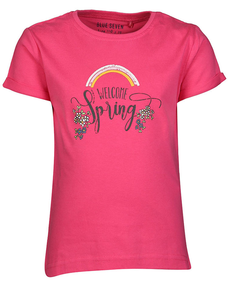 Rock WELCOME SPRING mit T-Shirt in pink geblümt | Weltbild.ch