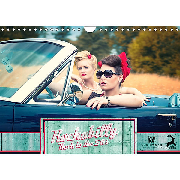 Rockabilly - Back to the 50s (Wandkalender 2023 DIN A4 quer), Matthias Weggel