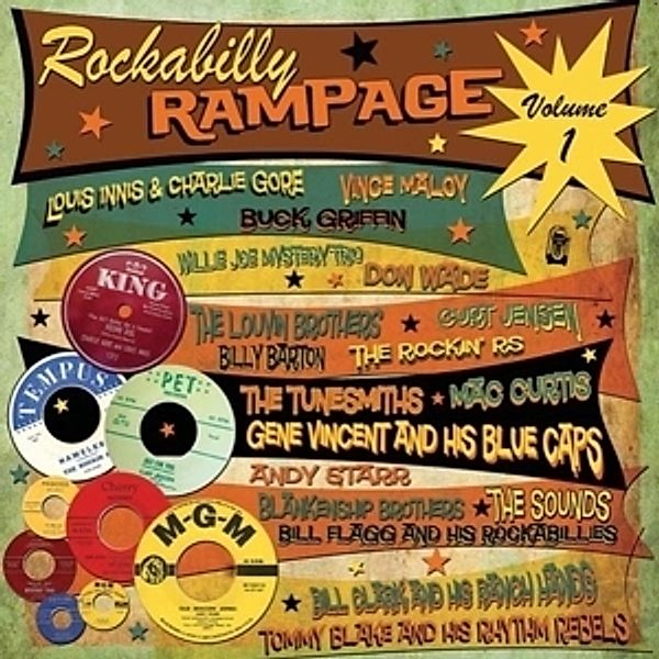 Rockabilly Rampage Volume One (Vinyl), Diverse Interpreten