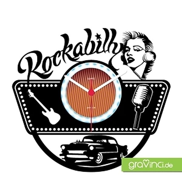 Rockabilly-Sonstige Motive, Vinyl Schallplattenuhr