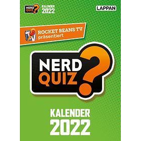 Rocket Beans TV - Nerd Quiz-Kalender 2022 mit Fragen rund um Games, Filme und Popkultur, Gregor Kartsios