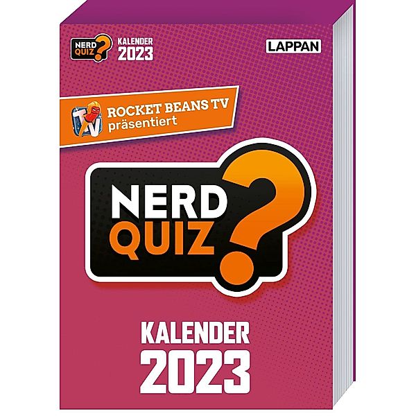 Rocket Beans TV - Nerd Quiz-Kalender 2023 mit Fragen rund um Games, Filme und Popkultur, Gregor Kartsios