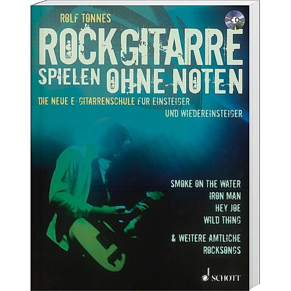 Rockgitarre spielen ohne Noten, m. Audio-CD, Rolf Tönnes