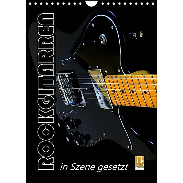 ROCKGITARREN in Szene gesetzt / Geburtstagskalender (Wandkalender 2023 DIN A4 hoch), Renate Bleicher