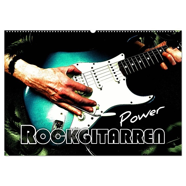 Rockgitarren Power (Wandkalender 2024 DIN A2 quer), CALVENDO Monatskalender, Renate Bleicher
