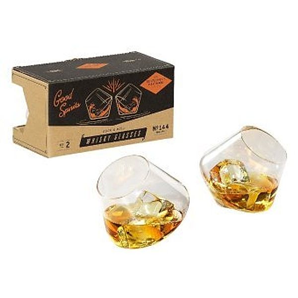 Rocking Whisky Glasses Set of 2