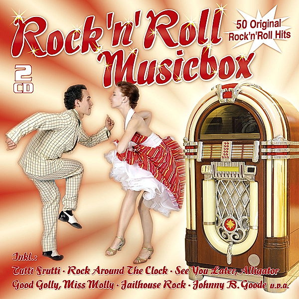 Rock'N'Roll Musicbox-50 Original Hits, Diverse Interpreten