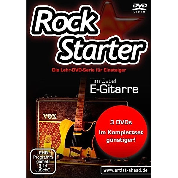 Rockstarter, E-Gitarre, DVD-Video, Tim Gebel