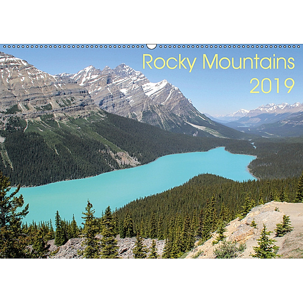 Rocky Mountains 2019 (Wandkalender 2019 DIN A2 quer), Frank Zimmermann
