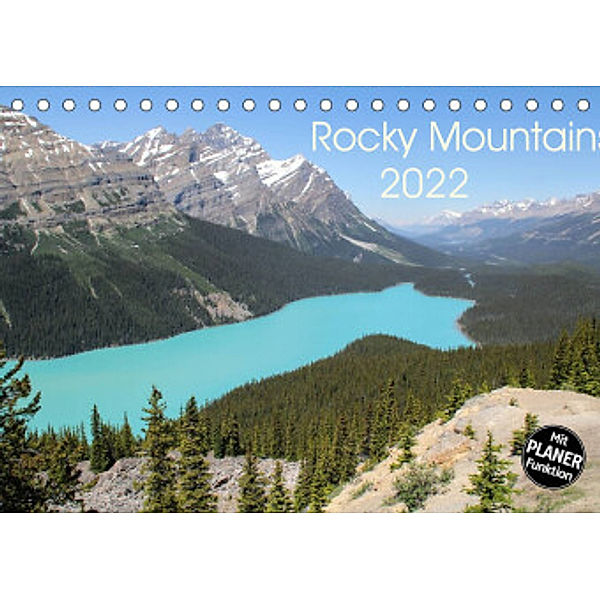 Rocky Mountains 2022 (Tischkalender 2022 DIN A5 quer), Frank Zimmermann