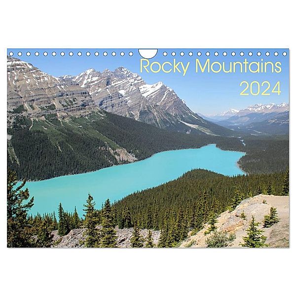 Rocky Mountains 2024 (Wandkalender 2024 DIN A4 quer), CALVENDO Monatskalender, Frank Zimmermann